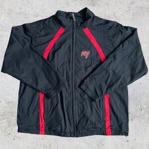 Vintage Pewter Reebok Tampa Bay Buccaneers Zip Up Jacket XL